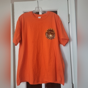 Sturgis Motorcycle Rally 2019 Men's Graphic Tee Size XL Orange‎